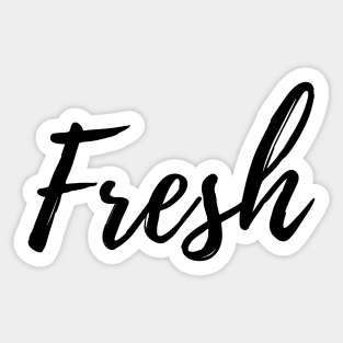 Fresh Start Sticker